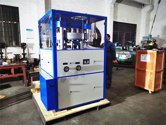 60 মিমি ক্লোরিন ট্যাবলেট জন্য 600KN রোটারি প্রেস মেশিন